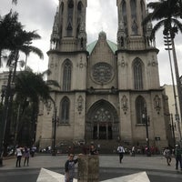 Photo taken at Marco Zero de São Paulo by Fabricia S. on 1/27/2017