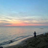 Photo taken at Komarovo Beach by Olga B. on 10/31/2021
