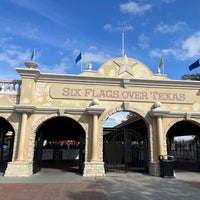Photo taken at Six Flags Over Texas by Prix R. on 1/28/2023
