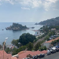 Photo taken at Panoramic Hotel Taormina by Morgan F. on 8/26/2021