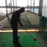 Photo taken at The Golf Club at Chelsea Piers by Gene B. on 4/27/2013