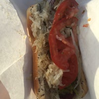 Photo taken at Kim &amp; Carlo&#39;s Chicago Style Hot Dogs by Lu Y. on 6/2/2017