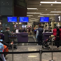 Photo taken at Cathay Pacific Airways (CX) Check-In Counter by Lu Y. on 2/3/2017