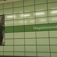 Photo taken at U Magdalenenstraße by Dries H. on 10/7/2016