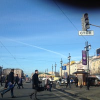 Photo taken at Sennaya Square by Alexander P. on 4/18/2013