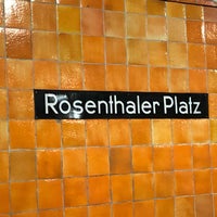 Photo taken at U Rosenthaler Platz by I B. on 8/19/2019