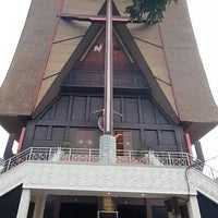 Photo taken at Gereja Tongkonan Toraja by Magdalena N. on 8/21/2023