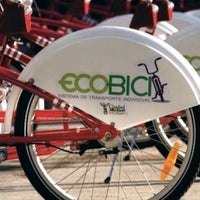 Photo taken at Ecobici 64 by Glenda M. on 12/23/2012