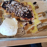 Photo taken at Waffle Champion by Aaron C. on 12/31/2018