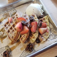 Photo taken at Waffle Champion by Aaron C. on 12/31/2018