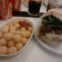 Photo taken at Garota Paulista Burger &amp;amp; Salad by Fernanda T. on 12/22/2011