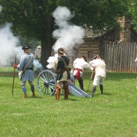 Photo taken at Sycamore Shoals State Historic Park by James T. on 5/20/2012