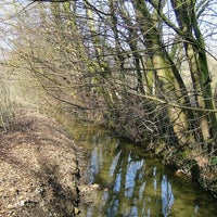 Photo taken at The Woluwe River by Zdravko P. on 3/10/2012