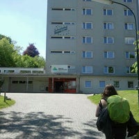 Photo taken at Hostel Hütteldorf by Thaís M. on 5/9/2012