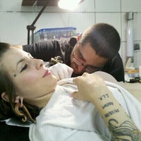 Photo taken at New Hope Tattoo &amp;amp; Piercing by Bruno L. on 3/21/2012
