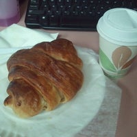 Photo taken at L&amp;#39;Crescent Home Made Croissants &amp;amp; Coffee Shop by Yara I. on 9/7/2012