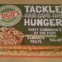 Photo taken at TOGO&amp;#39;S Sandwiches by Jorgette Joanne on 3/10/2012