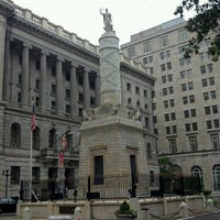 Photo taken at Battle Monument Square by John G. on 7/20/2012