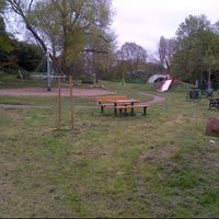 Photo taken at Bell Lane Playground by Elizabeth on 5/6/2012