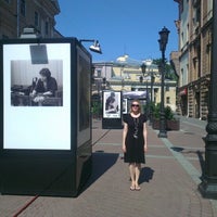 Photo taken at Малая Садовая- Выставка Цоя!!! by Eugene G. on 7/29/2012