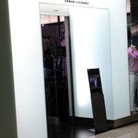 Photo taken at Emporio Armani by César Rodrigues on 9/8/2012