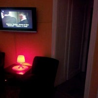 Photo taken at Red Door hostel by Francisco T. on 2/11/2012