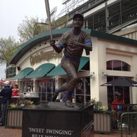Photo taken at Billy Williams Statue by Lou Cella by Kevin L. on 5/4/2012