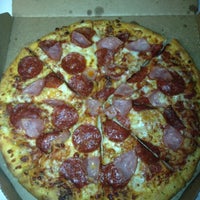 Photo taken at Domino&amp;#39;s Pizza by Brittany S. on 4/14/2012