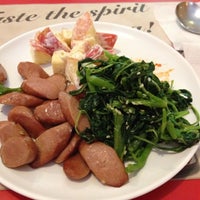 Photo taken at Full House Korean Restaurant by Francesca K. on 4/23/2012
