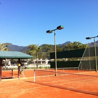 Photo taken at Quadras de Tênis by Marcia P. on 8/3/2012