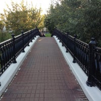 Photo taken at Пешеходный мост в Ростокино by Tatyana L. on 8/16/2012