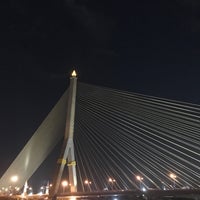 Photo taken at ท่าเรือสะพานพระราม 8 (Rama 8 Bridge Pier) N14 by Min J. on 11/29/2017