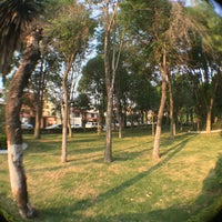 Photo taken at Parque De Coyoacán by Carlos A. on 5/3/2016