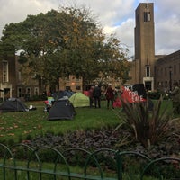 Photo taken at Hornsey Town Hall Square by Mel M. on 11/5/2016