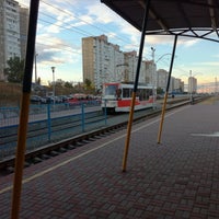 Photo taken at Станція швидкісного трамваю «Марини Цвєтаєвої» by Eugene G. on 9/22/2016