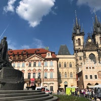 Photo taken at Old Town Square by Olya V. on 5/25/2018