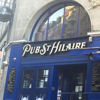 Photo taken at Le Pub Saint-Hilaire by Alex C. on 1/1/2015