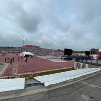 Photo taken at IUPUI: Michael A Carroll Track &amp;amp; Soccer Stadium (TF) by Ben R. on 5/13/2023