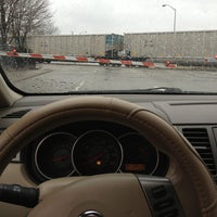 Photo taken at Railroad Crossing - New York &amp;amp; Pine by Ben R. on 2/27/2013