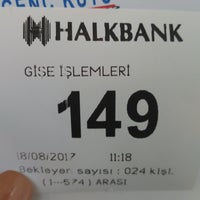 Photo taken at Halkbank by Aysun . on 8/18/2017