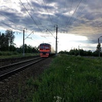 Photo taken at Ж/д станция «Сергиево» (Володарская) by Светлана on 7/8/2018