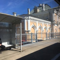 Photo taken at Ж/д станция «Сергиево» (Володарская) by Светлана on 5/6/2018
