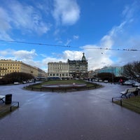 Photo taken at Фонтан у Казанского  собора by Светлана on 2/17/2020
