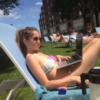 Photo taken at Harbor Towers Pool by Casey F. on 6/21/2014