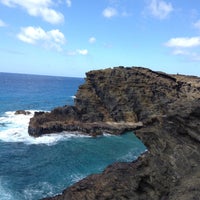 Photo taken at Hālona Blowhole Lookout by Von M. on 5/11/2013