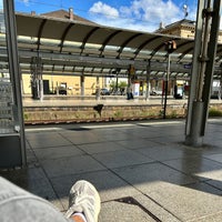 Photo taken at Mainz Hauptbahnhof by Nic D. on 9/22/2023