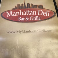 Photo taken at Manhattan Deli Bar and Grille by Todd K. on 5/1/2016