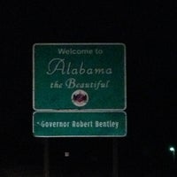 Photo taken at Alabama/Mississippi Border by Ed E. on 3/27/2013