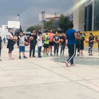 Photo taken at Canchas de Basquetball Alberca Olimpica by Syl on 3/5/2019