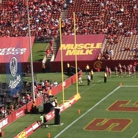 Photo taken at USC FIELD GOAL by Craig Y. on 8/31/2014